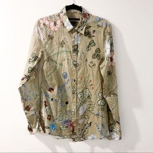 Gucci x Kris Knight “Flora” men’s button up shirt. Size 15.5” (40)